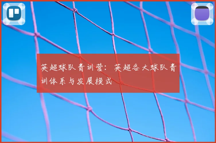 英超球队青训营:英超各大球队青训体系与发展模式